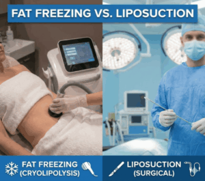 Fat Freezing vs. Liposuction